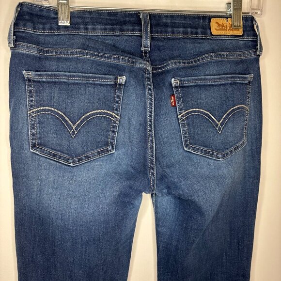 LEVI'S Legging Denim 5 Pocket Juniors 9 W29 L32 Stretch - Picture 3 of 11